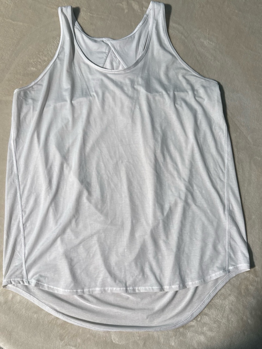 lululemon athletica White Women's Scoop Neck Tank